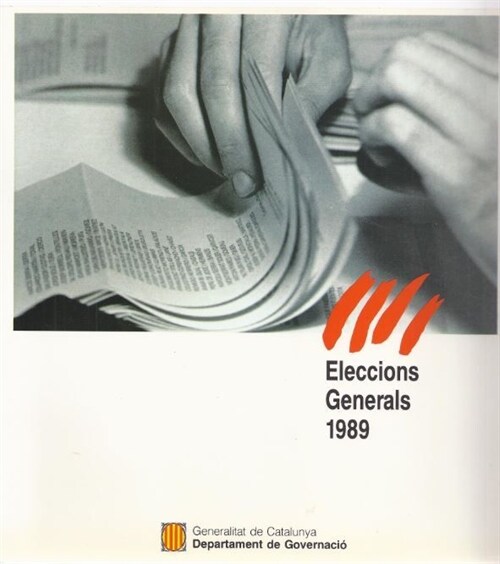 ELECCIONS GENERALS 1989 (Book)