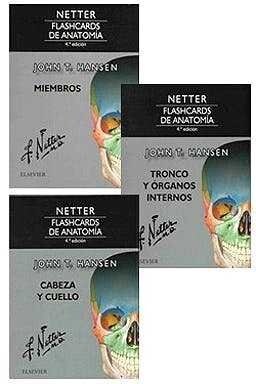 NETTER FLASHCARDS ANATOMIA 4ªED 3 VOL (Book)