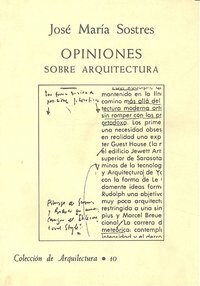 OPINIONES SOBRE ARQUITECTURA (Book)