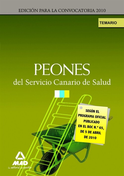 PEONES, SERVICIO CANARIO DE SALUD. TEMARIO (Book)