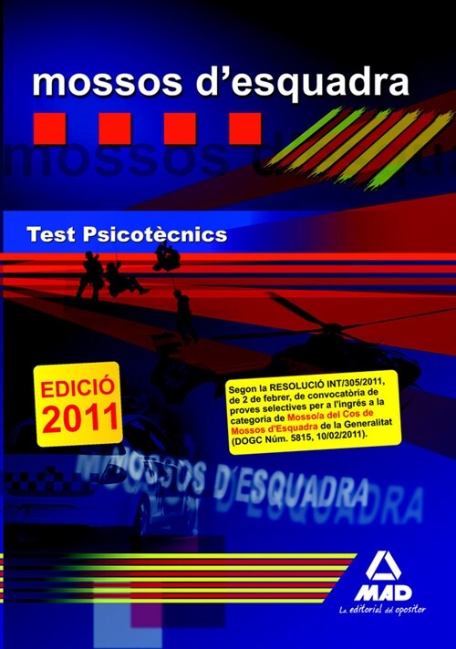 MOSSOS DESQUADRA. TEST PSICOTECNICS (Book)