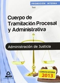 CUERPO TRAMITACION PROCESAL ADMINISTRATIVA TEST PROMOCION I (Book)