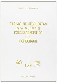 TABLAS DE RESPUESTAS PARA CALIFICAR EL PSICODIAGNOSTICO (Paperback)