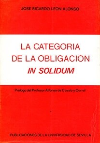 LA CATEGORIA DE LA OBLIGACION (Book)