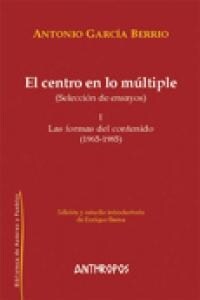 CENTRO EN LO MULTIPLE,EL (Book)