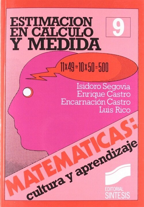 ESTIMACION CALCULO Y MEDIDA (Paperback)