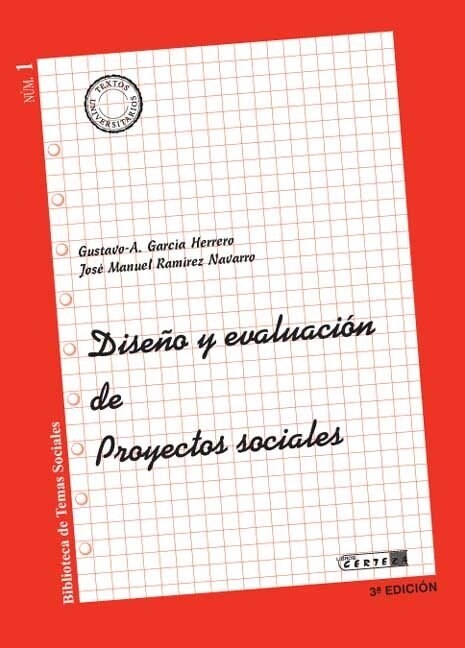 DISENO Y EVALUACION DE PROYECTOS SOCIALES (Book)