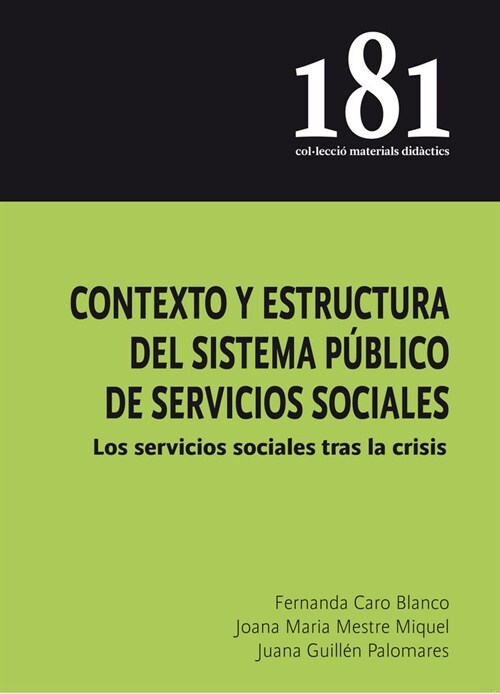 CONTEXTO Y ESTRUCTURA DEL SISTEMA PUBLICO DE SERVICIOS SOCIA (Book)