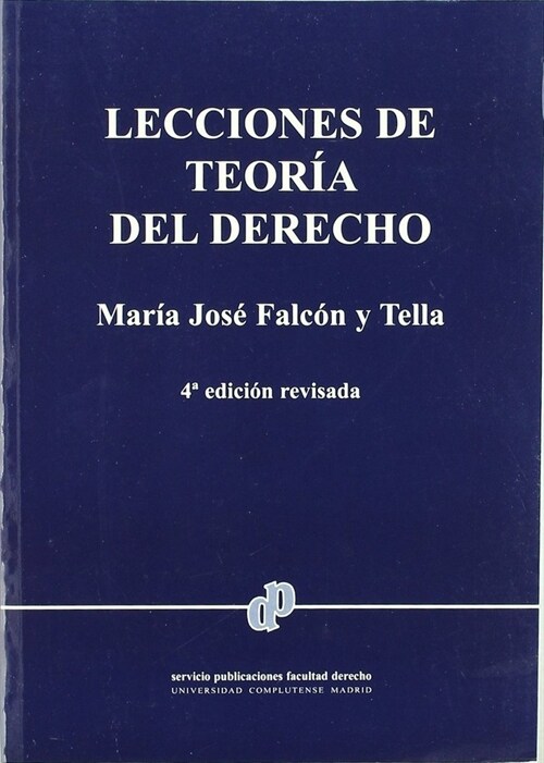 LECCIONES DE TEORIA DEL DERECHO (Book)