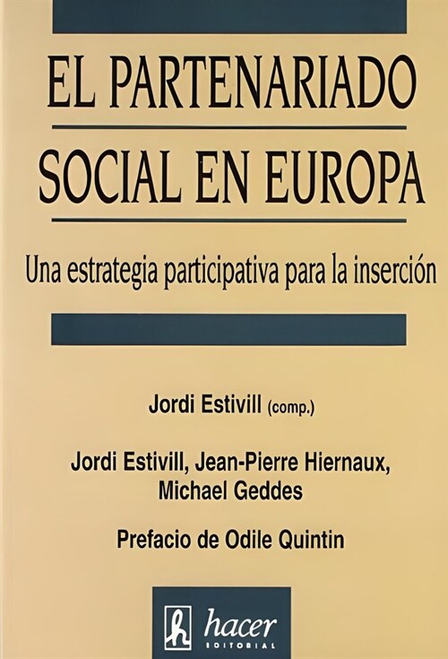 PATERNARIADO SOCIAL EN EUROPAUNA ESTRATEGIA (Book)