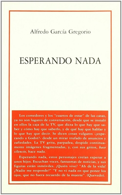 ESPERANDO NADA (Paperback)