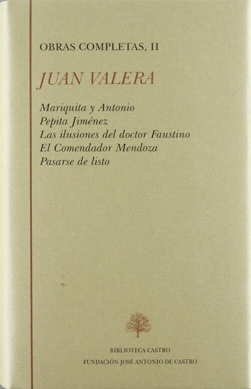 JUAN VALERA, TOMO II NOVELAS (Book)