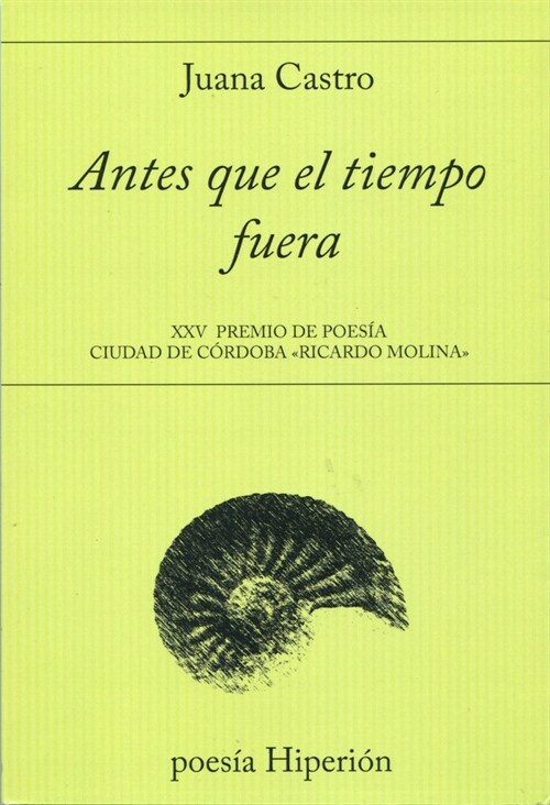ANTES QUE EL TIEMPO FUERA (Book)