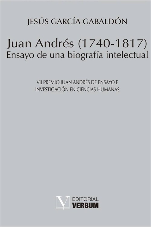 JUAN ANDRES 1740 1817 (Paperback)