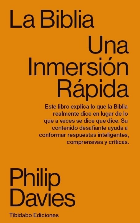 BIBLIA,LA UNA INMERSION RAPIDA (Paperback)