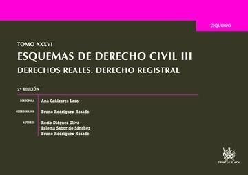 TOMO XXXVI ESQUEMAS DE DERECHO CIVIL III DERECHOS REALES. DE (Paperback)