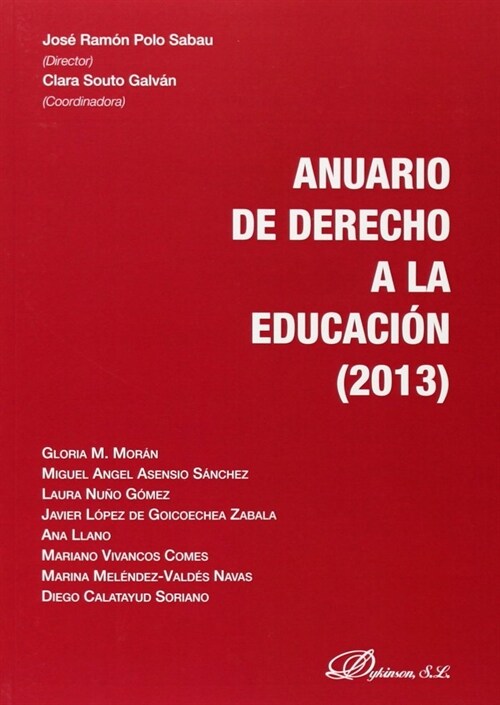 ANUARIO DE DERECHO A LA EDUCACION (Paperback)