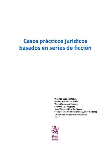 CASOS PRACTICOS JURIDICOS BASADOS EN SERIES DE FICCION (Paperback)