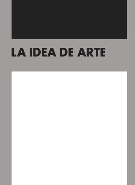 IDEA DE ARTE,LA (Book)