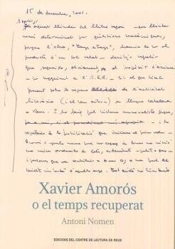 XAVIER AMOROS O EL TEMPS RECUPERAT (Paperback)