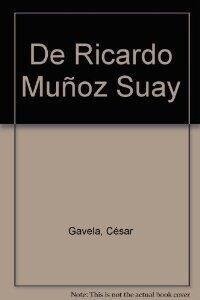 DE RICARDO MUNOZ SUAY (Book)