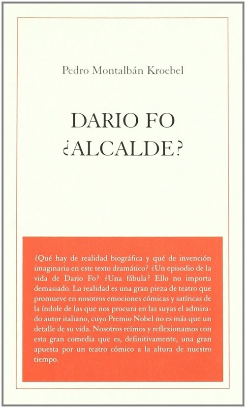 DARIO FO ¿ALCALDE？ (Paperback)