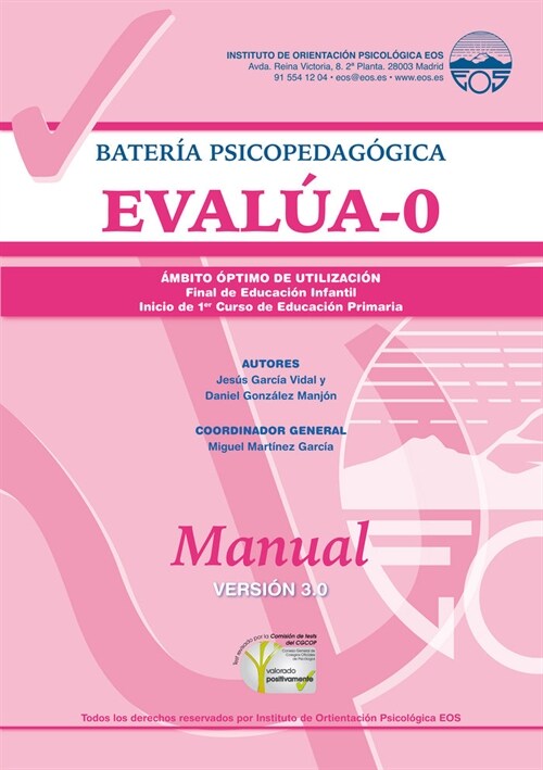 MANUAL EVALUA 0. VERSION 3.0 (Book)