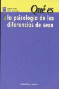 QUE ES LA PSICOLOGIA DE LAS DIFERENCIAS DE SEXO (Paperback)