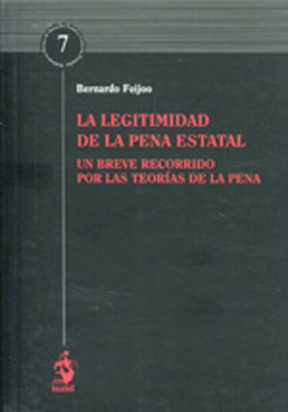 LEGITIMIDAD DE LA PENA ESTATAL (Book)