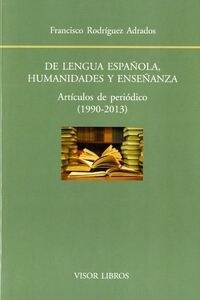 DE LENGUA ESPANOLA HUMANIDADES Y ENSENANZA (Book)