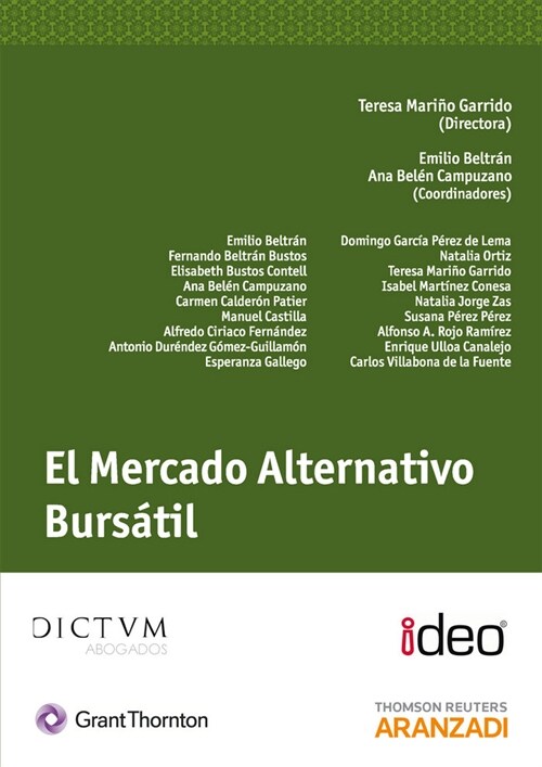 MERCADO ALTERNATIVO BURSATIL,EL (Paperback)