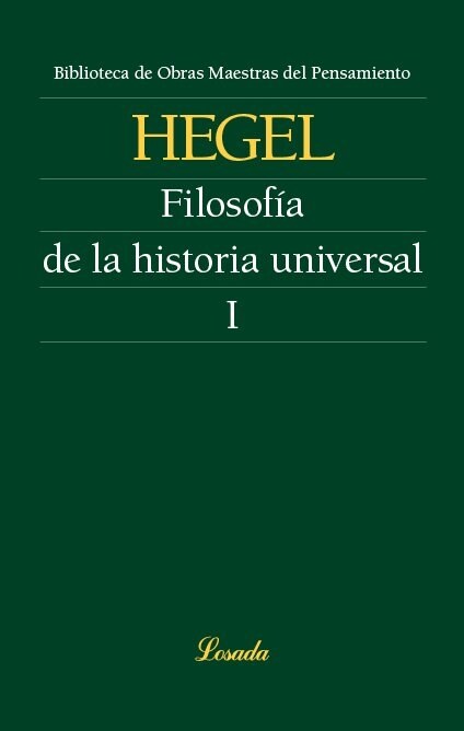 FILOSOFIA DE LA HISTORIA UNIVERSAL I (Book)