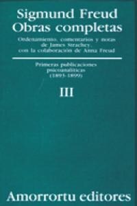 PRIMERAS PUBLICACIONES PSICOANALITICAS O.C.TOMO 3 (Book)