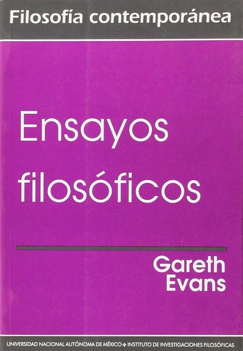 ENSAYOS FILOSOFICOS (Book)