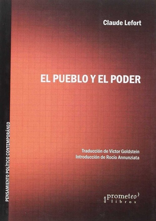 PUEBLO Y EL PODER,EL (Book)