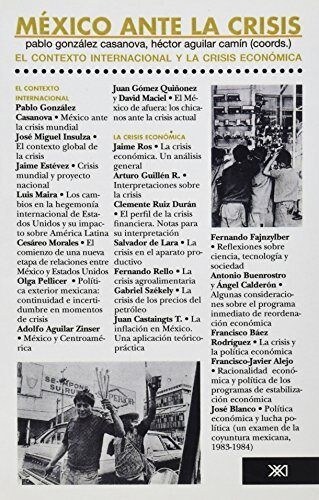 CONTEXTO INTERNACIONAL Y LA CRISIS ECONOMICA.,EL (Book)