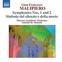 [수입] Antonio de Almeida - 말리피에로 : 교향곡 1, 2번 & 침묵과 죽음의 교향곡 (Malipiero : Sinfonie Del Silenzio E Della Morte)(CD)
