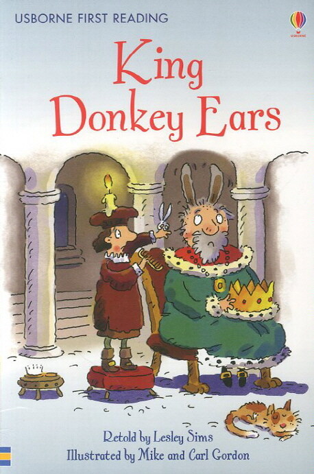 Usborn First Readers Set 2-13 / King Donkey Ears (Paperback + CD )
