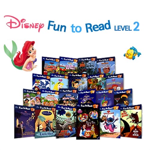 Disney Fun to Read22종Level 2 Set(P.B20+W.B20+CD20)