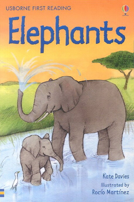 Usborne First Reading Set 4-15 : Elephants (Paperback + CD )