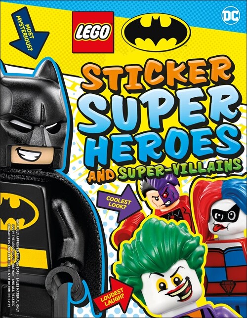 LEGO Batman Sticker Super Heroes and Super-Villains (Paperback)