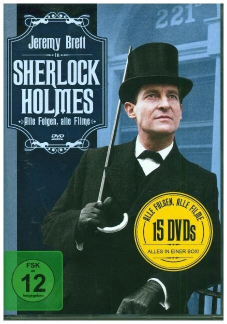 Sherlock Holmes - Alle Folgen, alle Filme, 15 DVD (DVD Video)