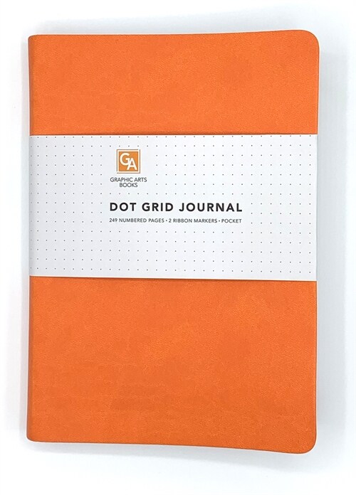 Dot Grid Journal - Citrine (Imitation Leather)