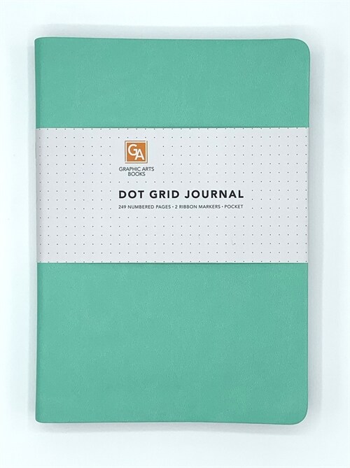 Dot Grid Journal - Turquoise (Imitation Leather)