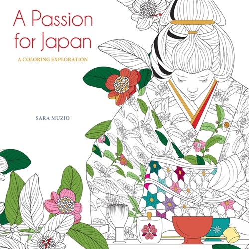 A Passion for Japan: A Coloring Exploration (Paperback)