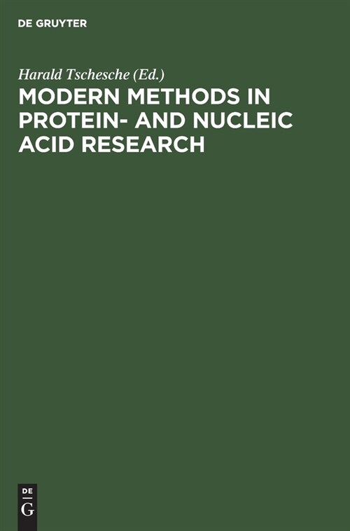 Modern Methods in Protein- and Nucleic Acid Research (Hardcover, Konferenzschrif)