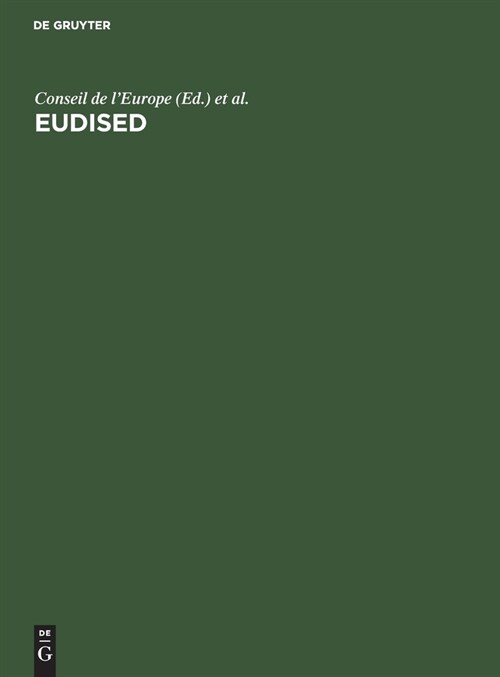 Eudised: Th?aurus Multilingue Pour Le Traitement de lInformation En ?ucation (Hardcover, Nouv Ed)