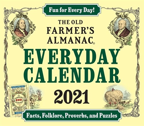 The Old Farmers Almanac Everday Calendar: Facts, Folklore, Proverbs, and Puzzles (Daily, 2021)