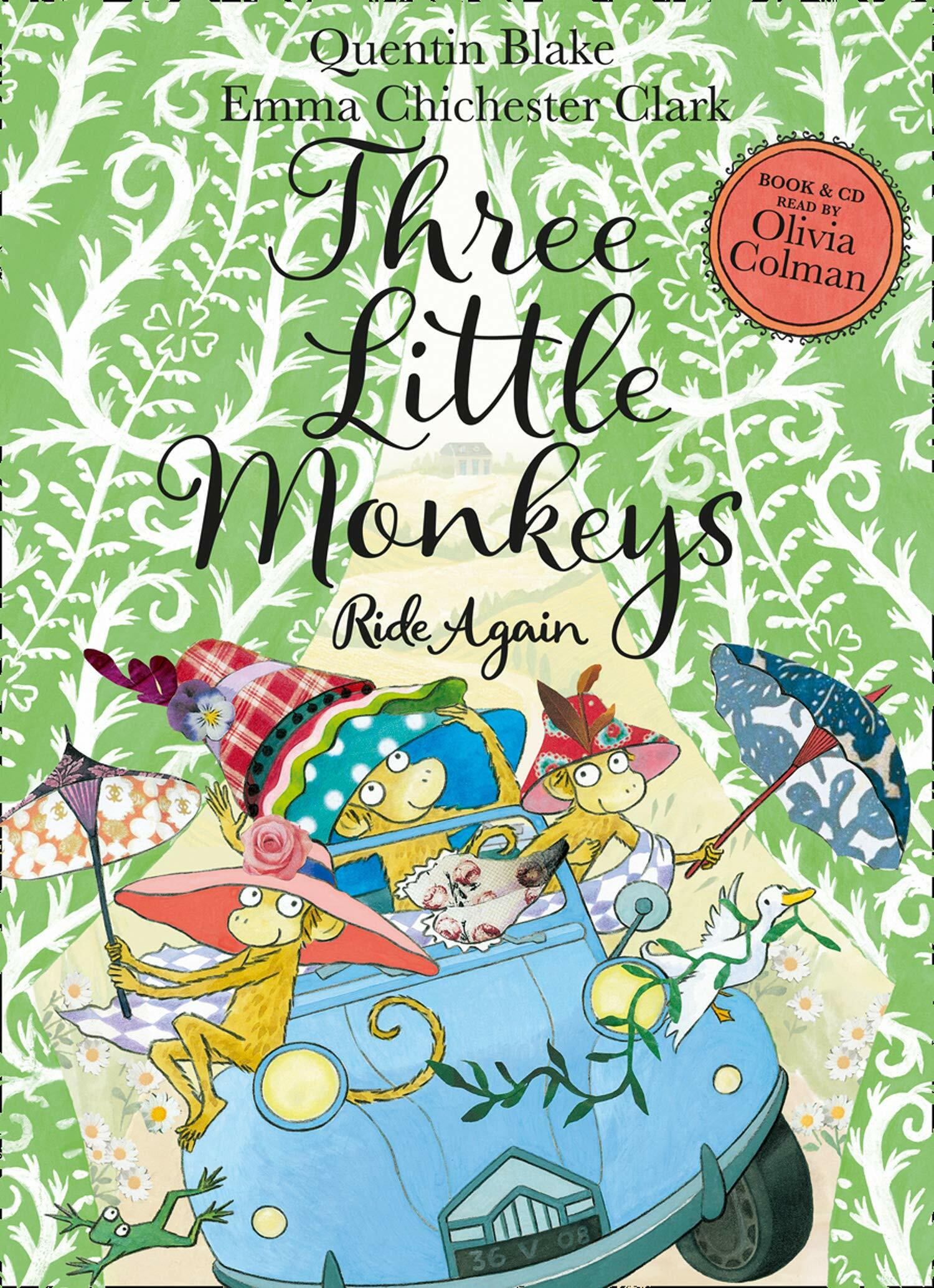 Three Little Monkeys Ride Again : Book & CD (Multiple-component retail product, part(s) enclose)