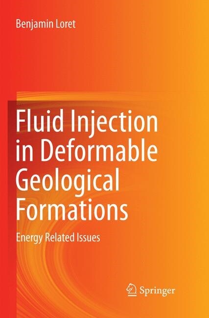 Fluid Injection in Deformable Geological Formations: Energy Related Issues (Paperback, Softcover Repri)